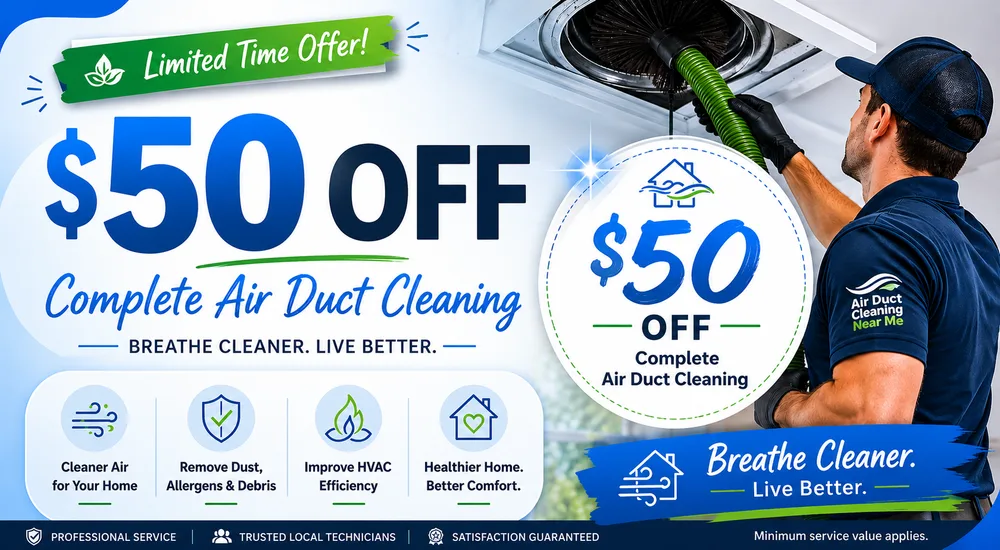 $50 Off Complete Air Duct Cleaning